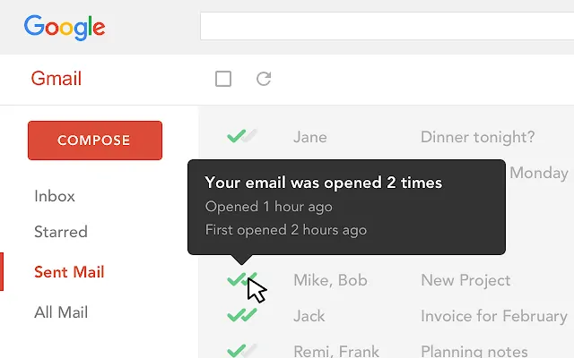 email tracking