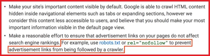 webmaster guidelines