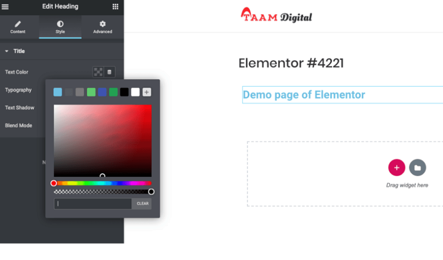 elementor customizer