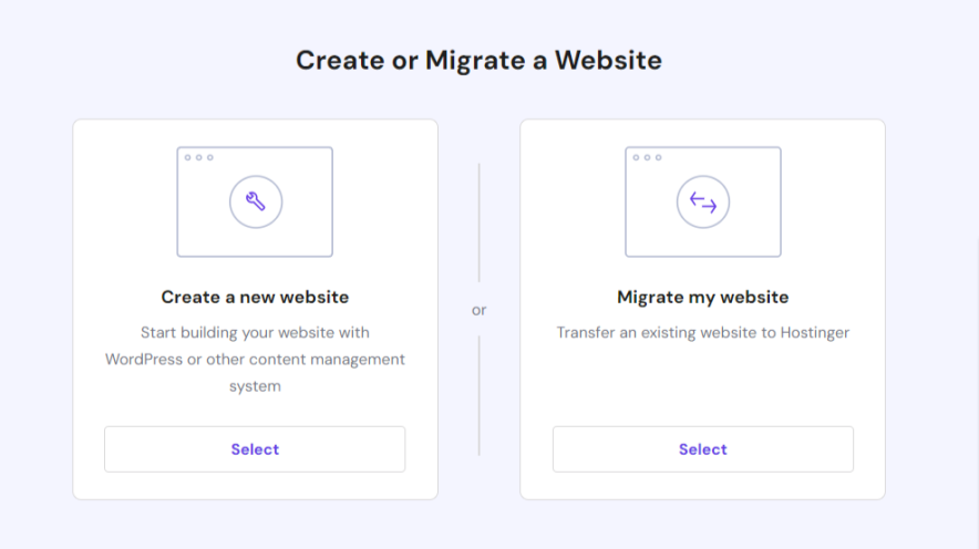 hostinger onboarding setup