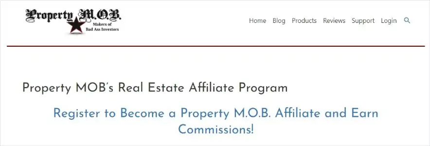 Property MOB affiliate program