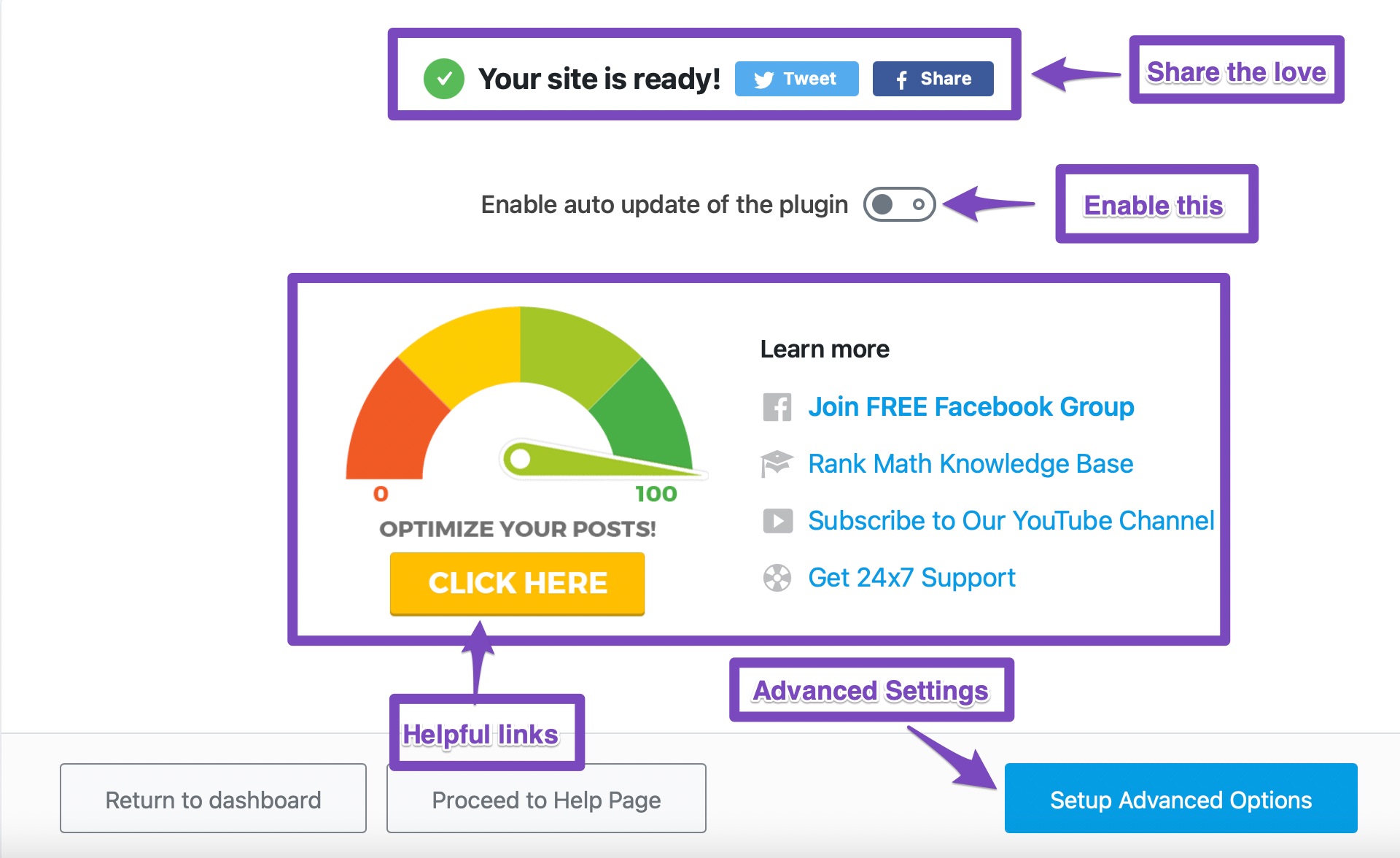 Easy Settings Configured And Some Helpful Links