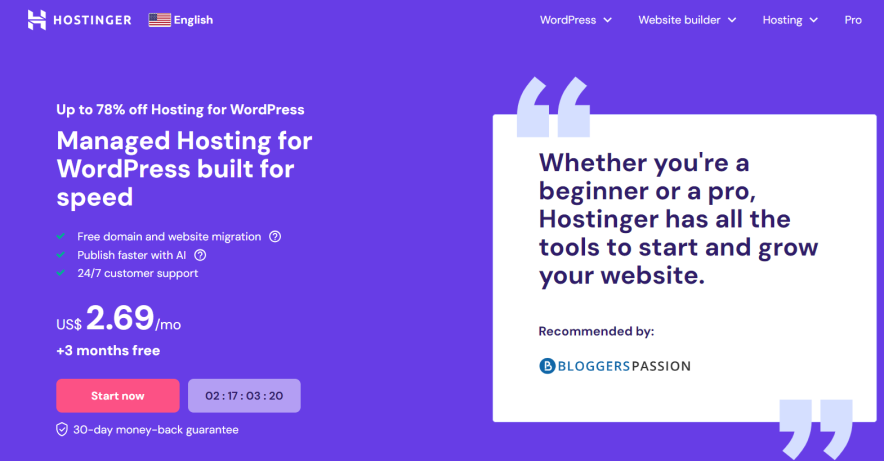 hostinger hosting