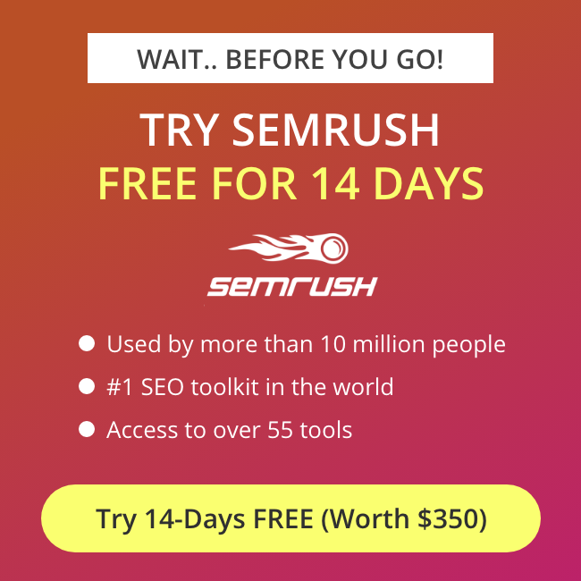 semrush offer