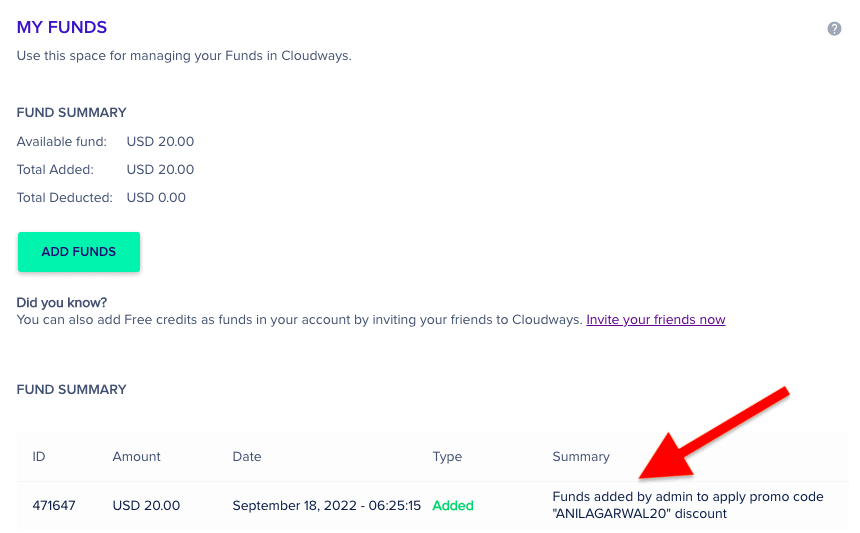 cloudways bp funds