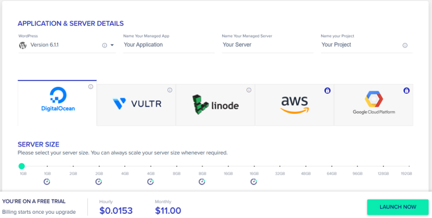 cloudways server configuration