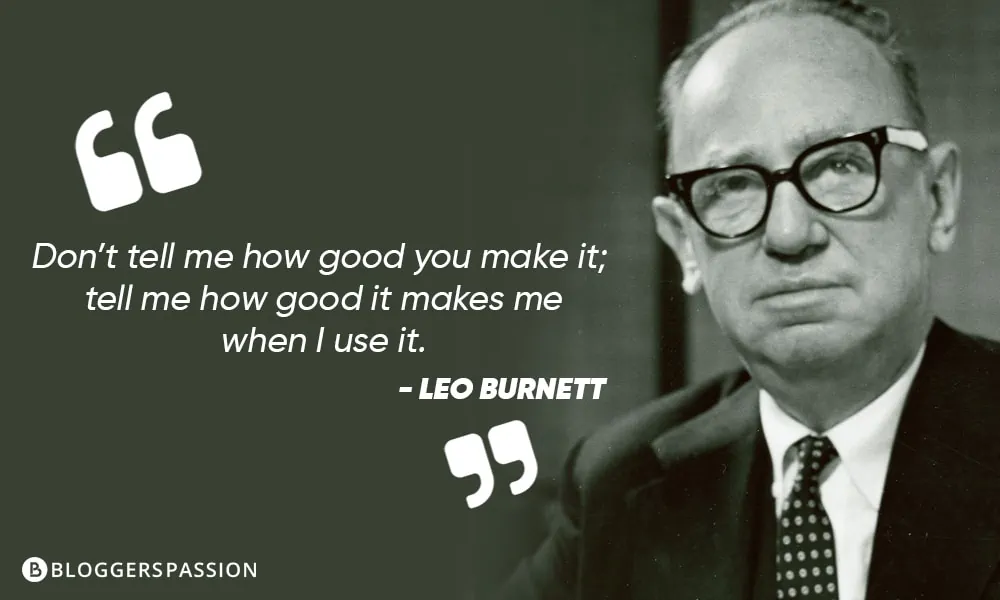 leo burnett quotes