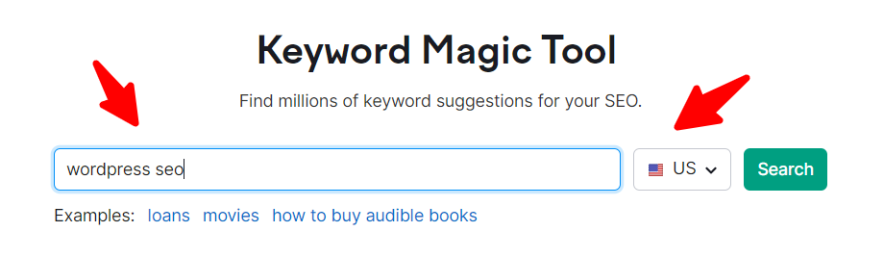 keyword magic tool