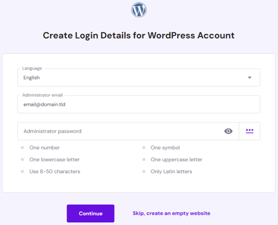 installing wordpress blogging platform