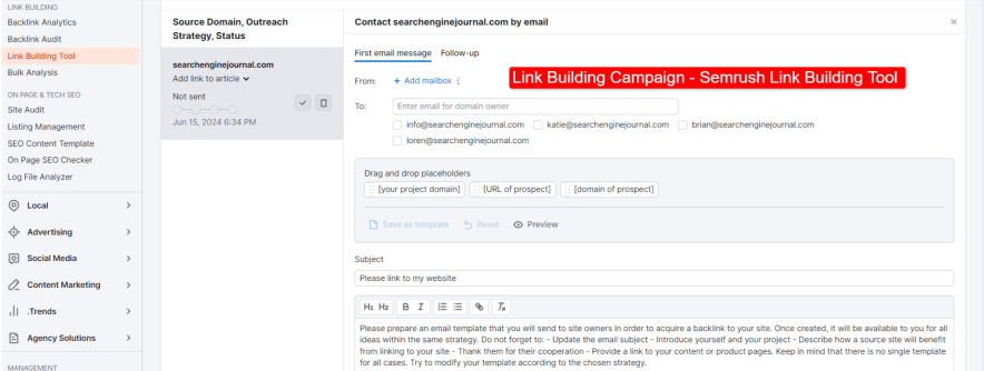 Link Building Campaign 