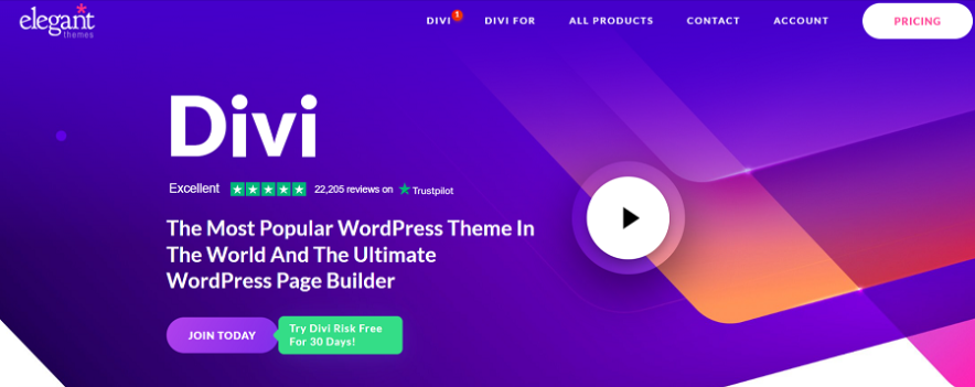 divi wordpress page builder