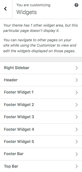 customizing widgets