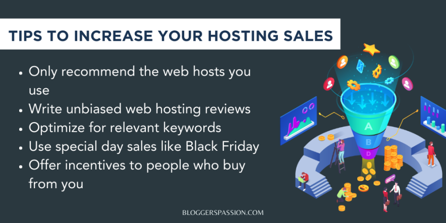 tips to increase hosting sales