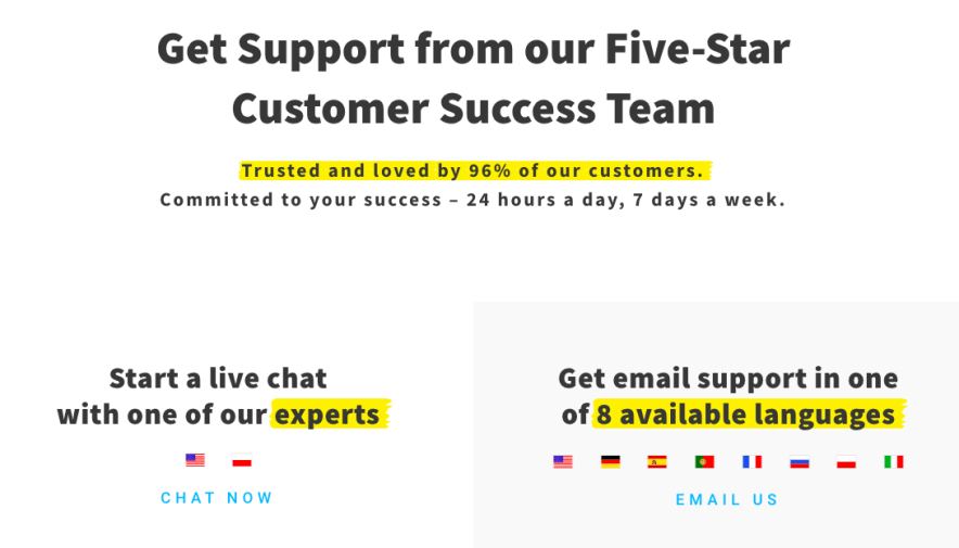 GetResponse customer support 