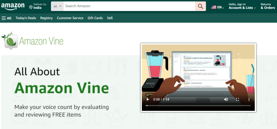 amazon vine