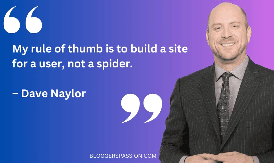 Dave Naylor SEO Quote