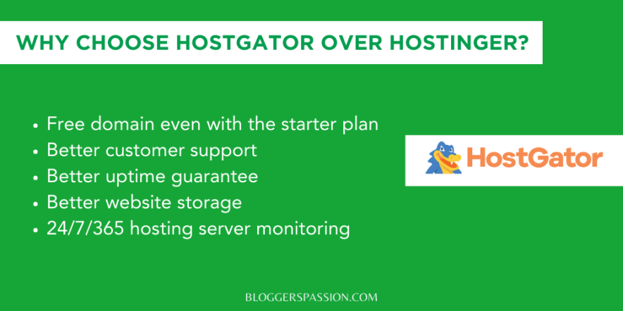 hostgator vs hostinger