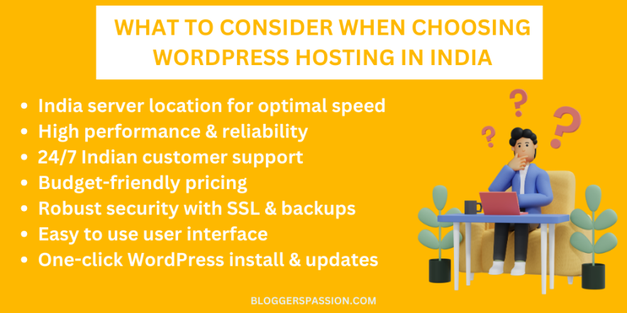 things to consider in wordpress hosting