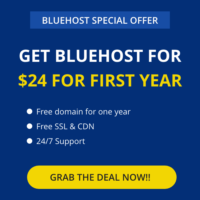 bluehost offer