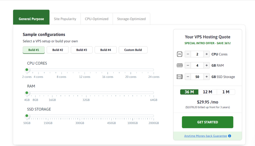 scala allows custom vps plan - highest scalability