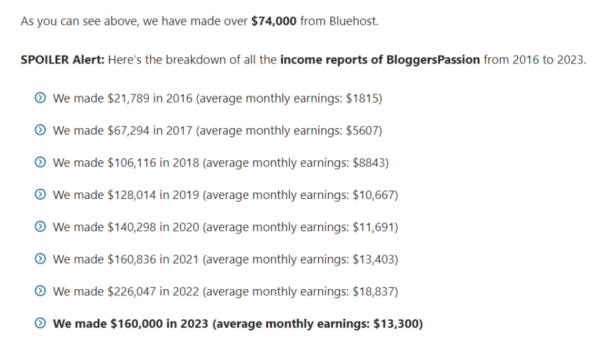 bp revenue