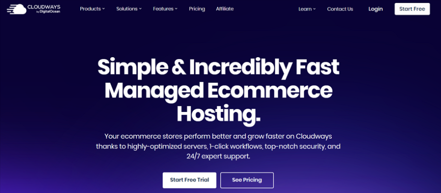 cloudways ecommerce hosting solution