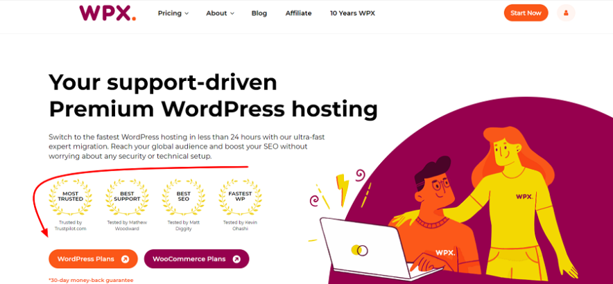 wpx wordpress hosting