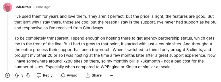 cloudways reddit review 2