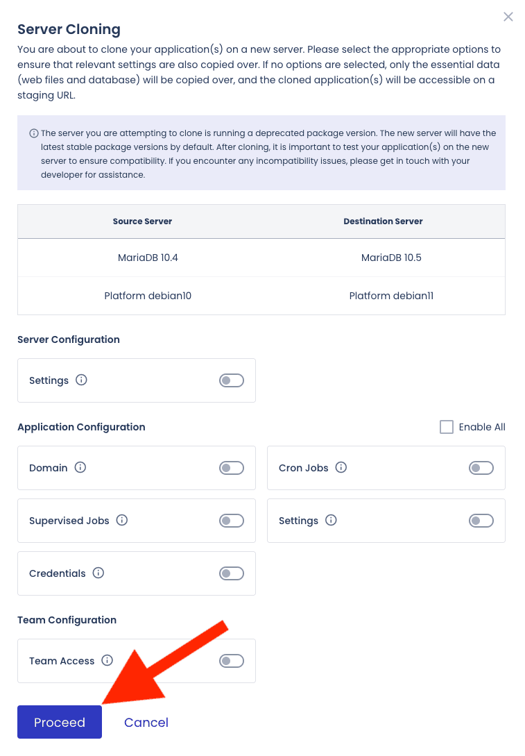 cloudways server cloning