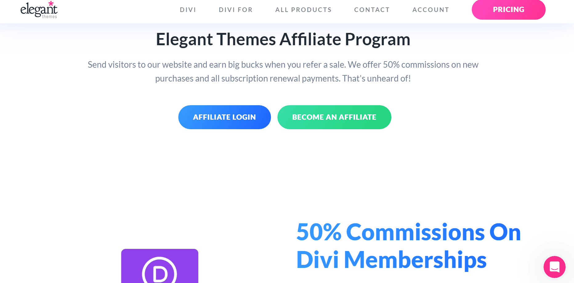 ELegant Themes Affiliate Program