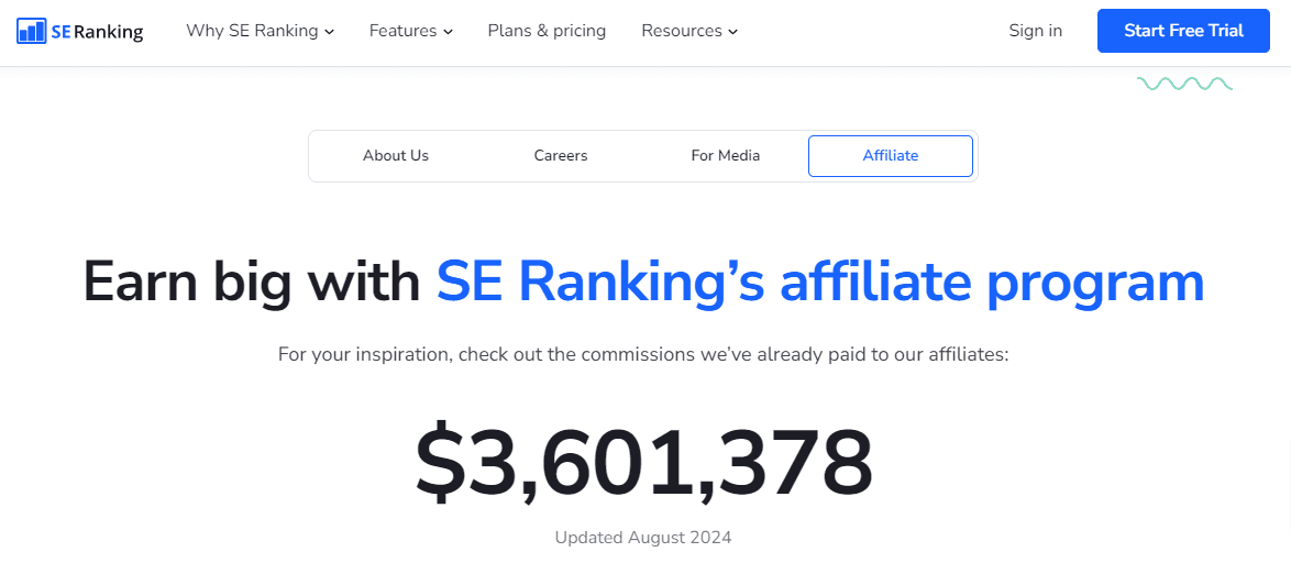 SE Ranking Affiliate Program