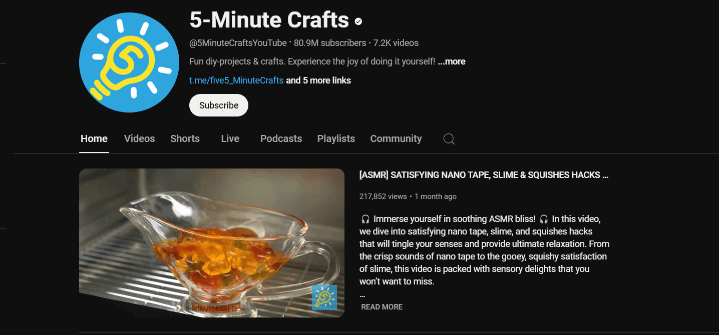 5-Minute Crafts