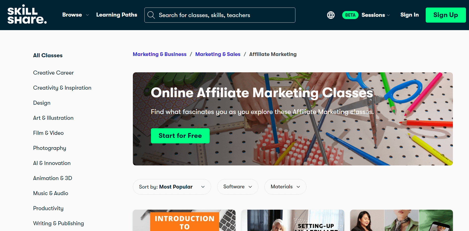 best affiliate marketing courses