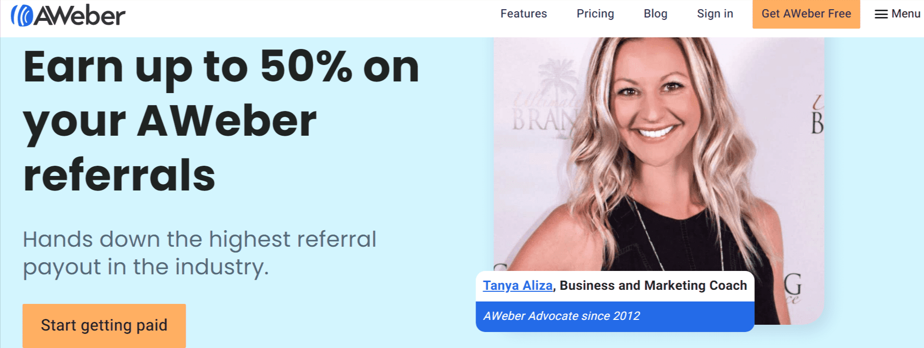 aweber software affiliate program