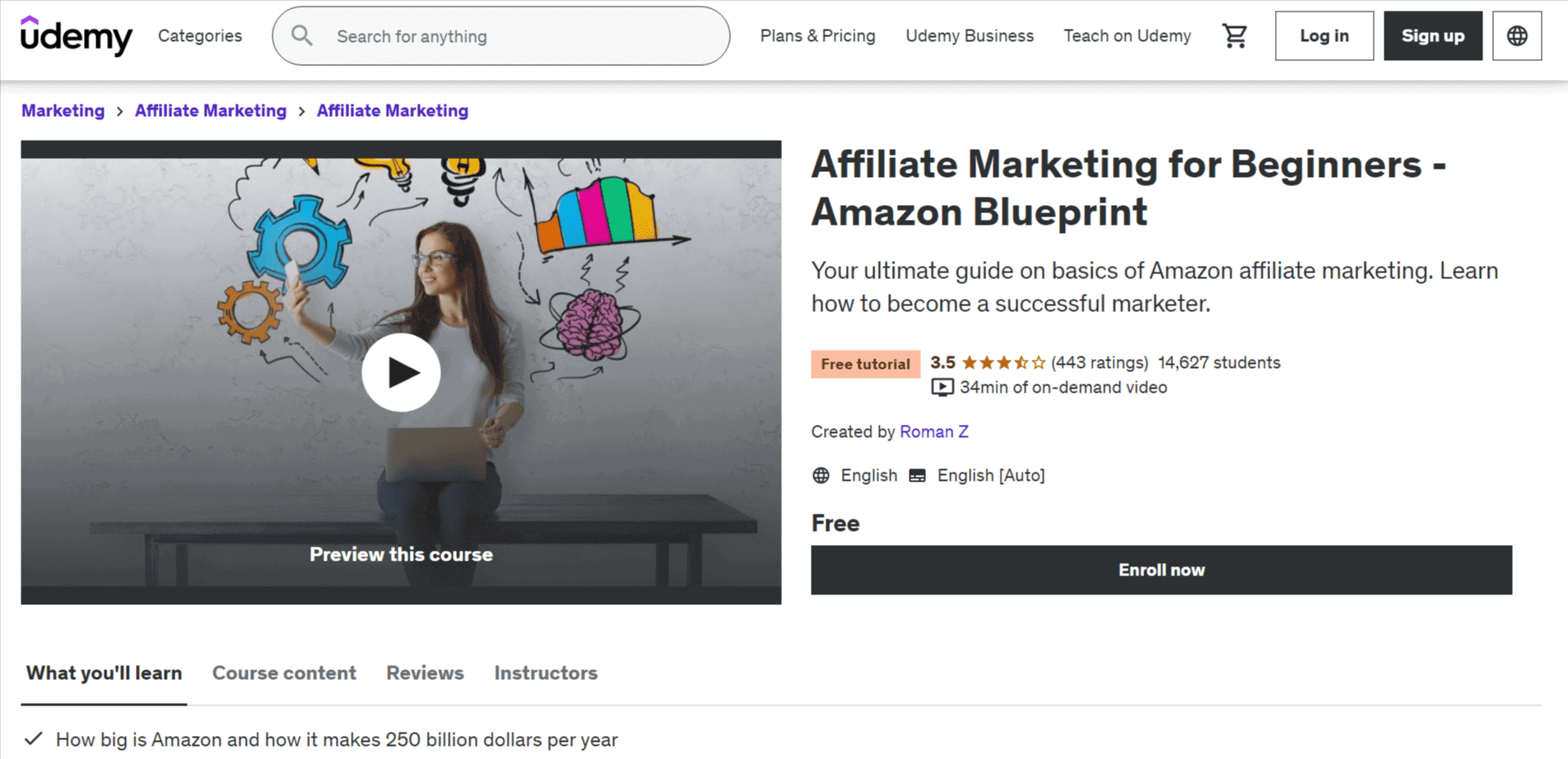 Amazon Affiliate Marketing Blueprint