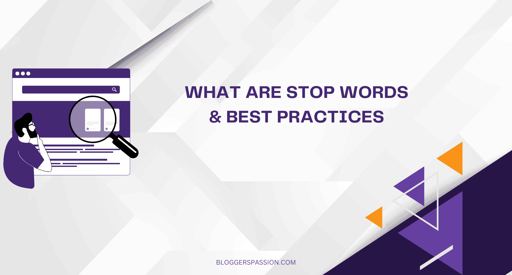 Stop words in SEO