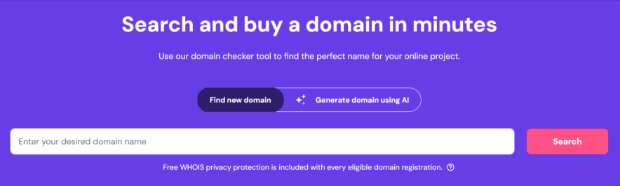 Hostinger Domain Pricing